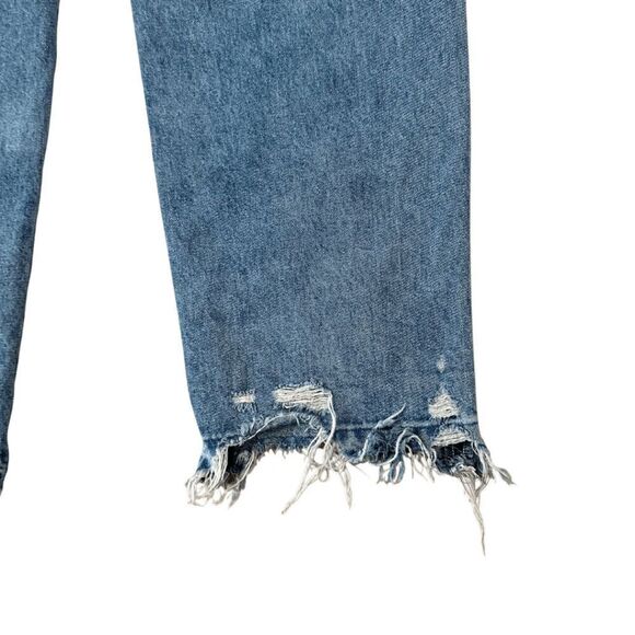 Lovers and Friends Womens Blue Ryan High Rise Rigid Loose Straight Jeans Size 30 - Picture 9 of 9